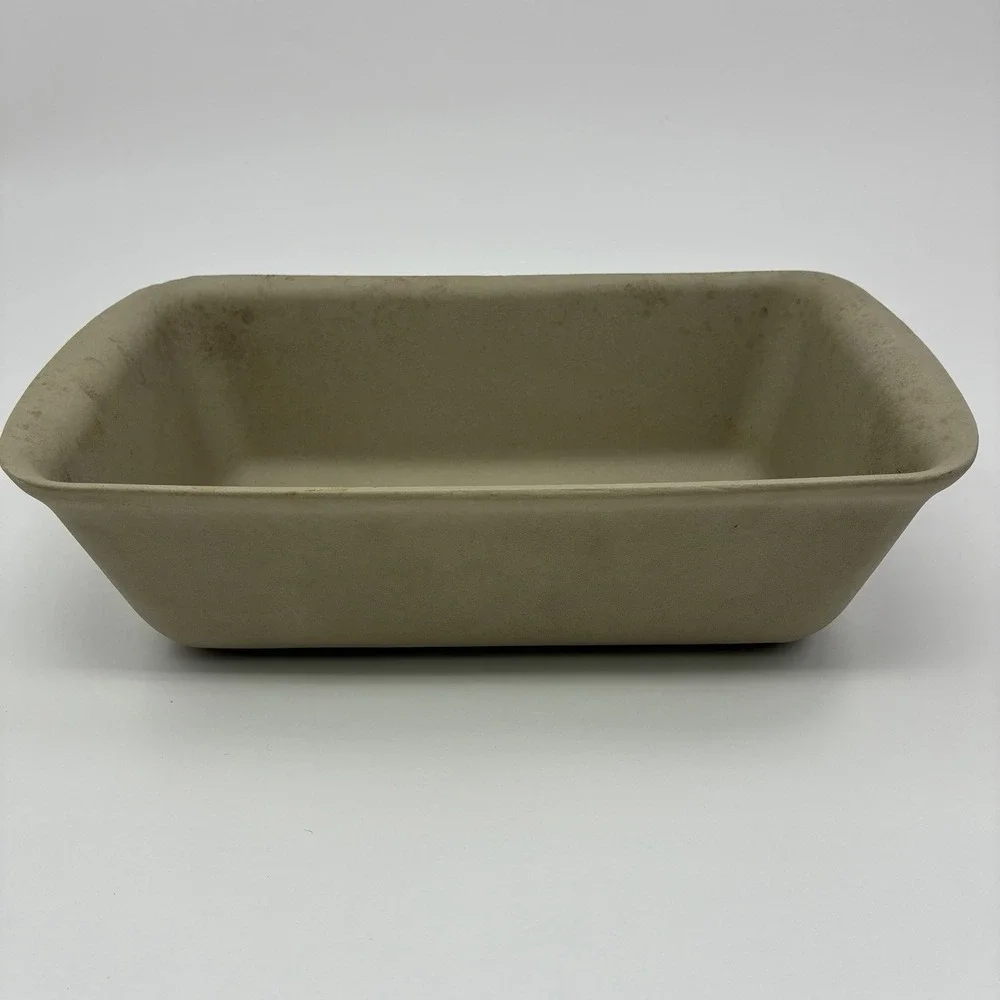 Pampered Chef Stoneware Loaf Meatloaf Baking Bread Pan #1417 Family Heritage